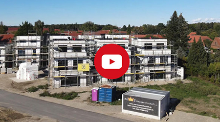 moderne Stadthäuser in Schwerin